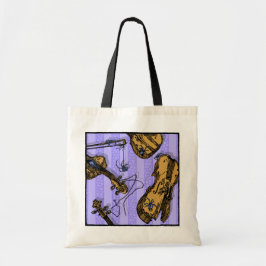 Tote Bag Violons et araignées - Pop Goth cauchemar Art