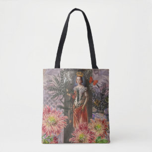 Tote Bag Virgo Femme Astrologie Whimsical Portrait