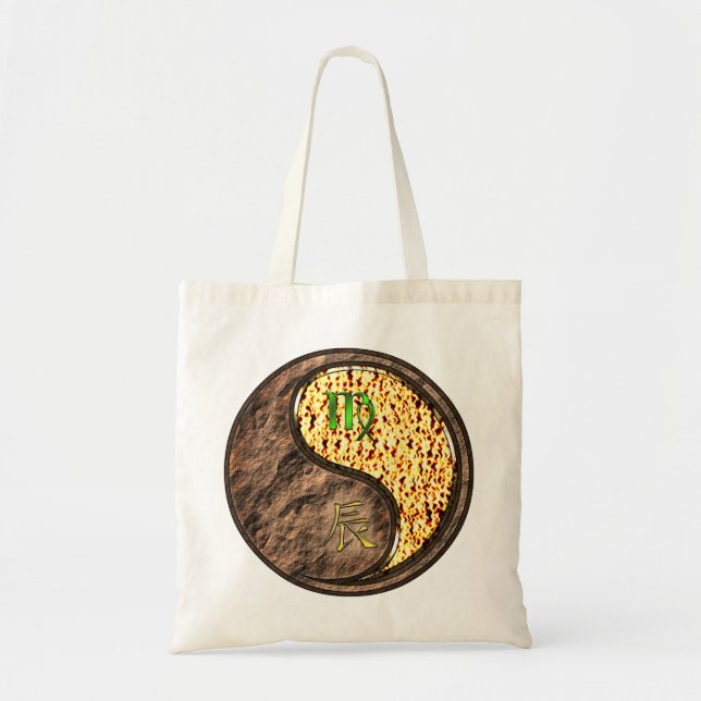 Tote Bag Virgo & Fire Dragon (Devant)