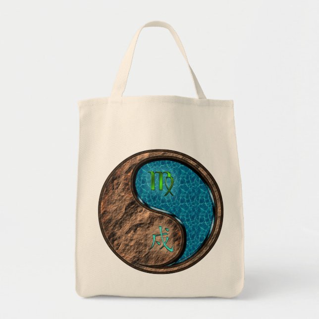 Tote Bag Virgo & Water Dog (Devant)