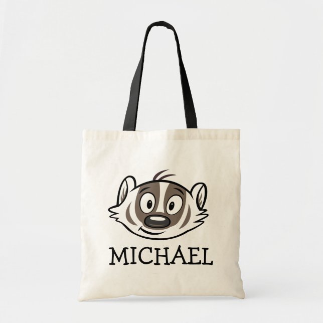 Tote Bag Visage de blaireau de boomer du raton laveur | de (Devant)