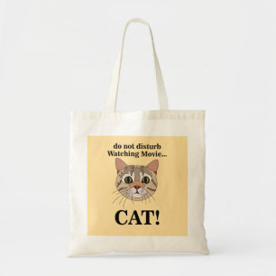 Tote Bag Visage de Chat Drôle