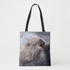 Tote Bag Visage de loutre de mer mignon