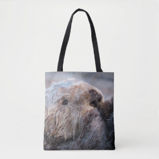 Tote Bag Visage de loutre de mer mignon
