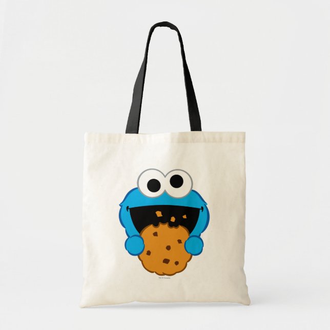 Tote Bag Visage du cookie (Devant)