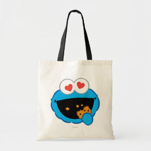 Tote Bag Visage Souriant Cookie avec des Yeux en Forme de C