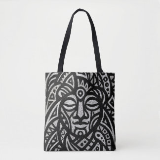 Tote Bag Visage tribal