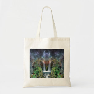 Tote Bag Visages cachés dans les cascades d'Imaginaire
