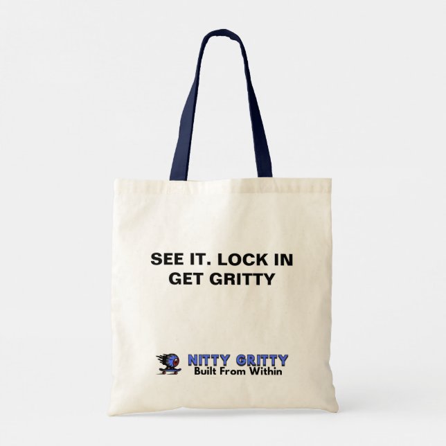Tote Bag Visionner mes objectifs (Dos)