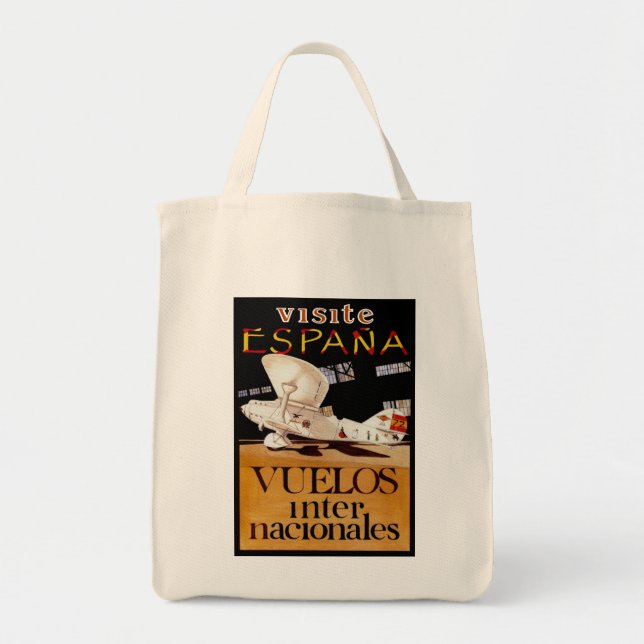 Tote Bag Visite Espana ~ Vuelos Internacionales (Devant)