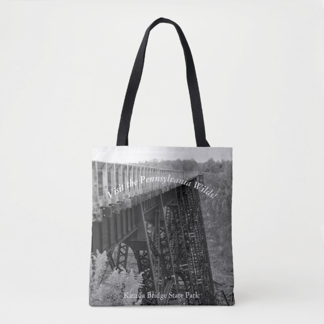 Tote Bag Visitez La Pennsylvania Wilds Kinzua Skywalk (Devant)