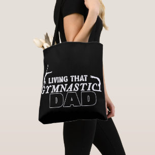 Tote Bag Vivant Cette Gymnastique Papa, Gymnastique Lover