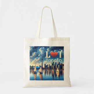 Tote Bag Vivid Toronto Lake Tote