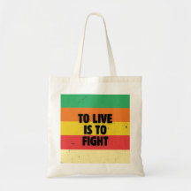 Vivre, c'est combattre - Retro Stripes Inspiration