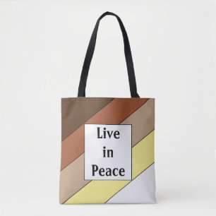 Tote Bag Vivre en paix - Harmonie raciale