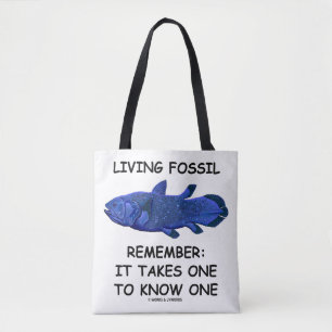 Tote Bag Vivre Fossil Rappelez-Vous : Il Faut Connaître Un