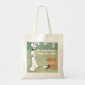 Tote Bag Vivre la vie un chapitre à la fois