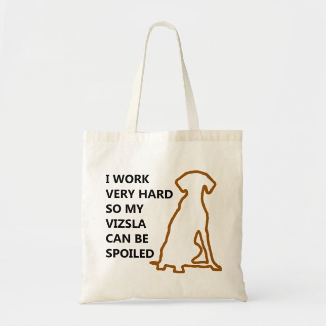 Tote Bag Vizsla gâtée (Devant)