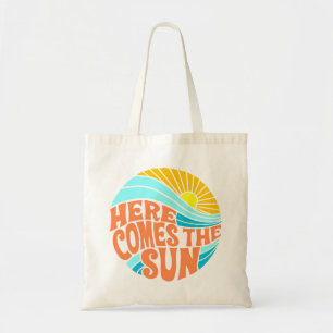 Tote Bag Voici Le Tee Soleil, Style Rétro, Style Hippie