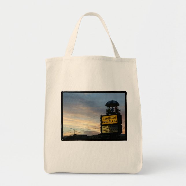Tote Bag Voici San Jose CA, Cambrian Park Carousel Fourre-t (Devant)