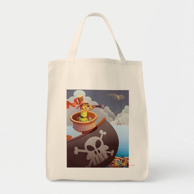 Tote Bag Voile avec pirates (Devant)