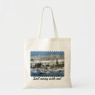 Tote Bag Voile des Bermudes loin avec moi fourre-tout