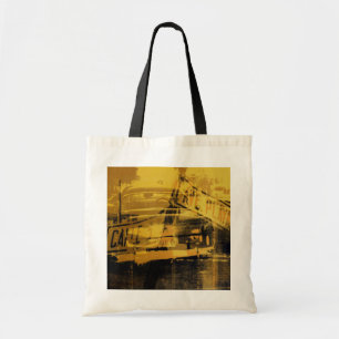 Tote Bag Voiture et plaque de rue jaunes