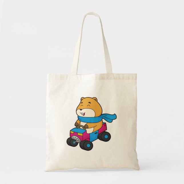 Tote Bag Voiture Hamster (Devant)
