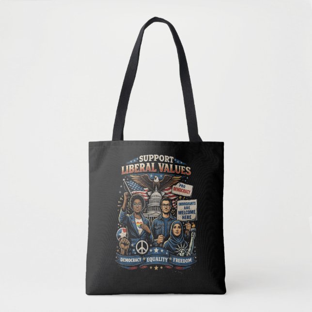 Tote Bag Voix de la liberté (Devant)