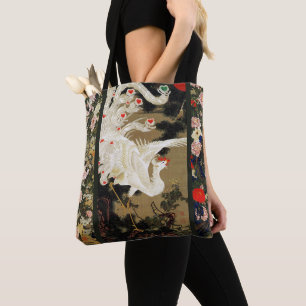 Tote Bag VOL AMOUR PHOENIX, Plumes, Coeurs Saint-Valentin