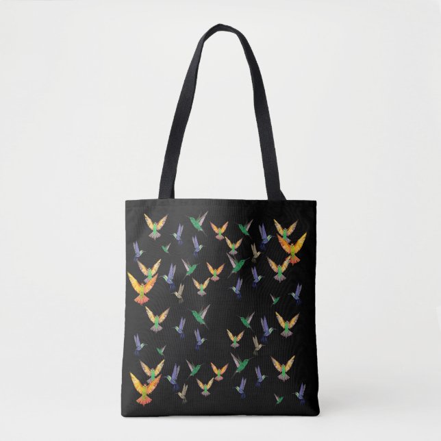 Tote Bag Vol de colibris (Devant)