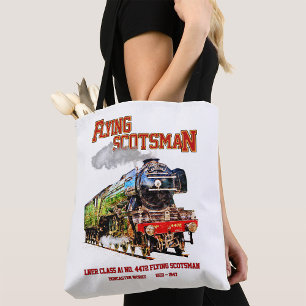 Tote Bag Volant Scotsman Steam Train Anglais Locomotive