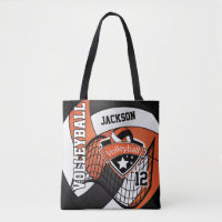 Volley-ball orange, noir et blanc
