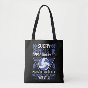 Tote Bag Volleyball - Chaque match est une opportunité