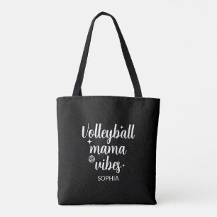 Tote Bag Volleyball Maman Mères cadeau de jour pour maman