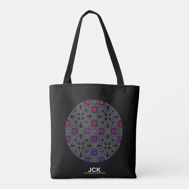 Tote Bag Volume treize kaléidoscope art neuf (Dos)