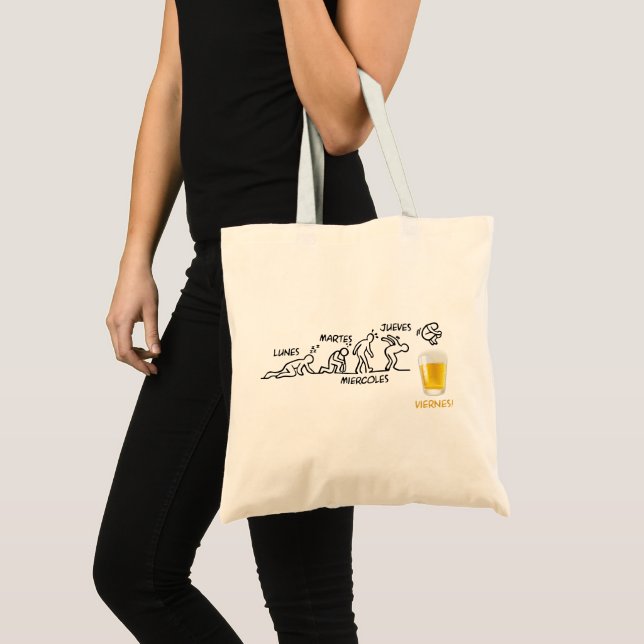 Tote Bag Volution de la bière (Devant (produit))