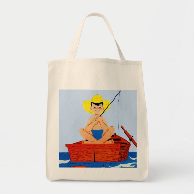 Tote Bag Vont les poissons (Devant)