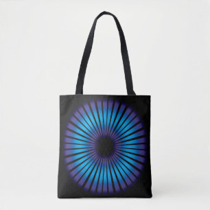 Tote Bag Vortex lumineux abstrait