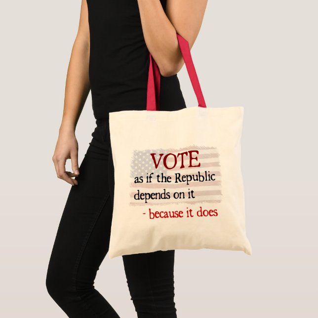 Tote Bag Vote (Devant (produit))