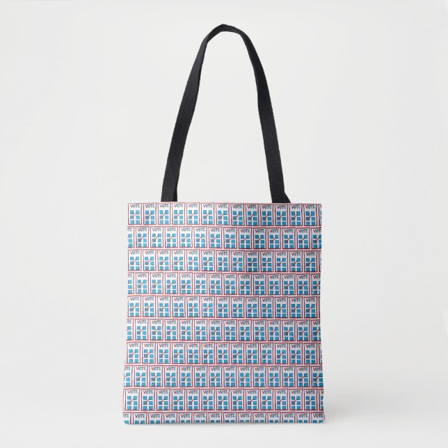 Tote Bag VOTE Election Day USA Vote urnes (Devant)