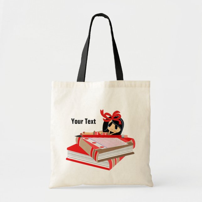 Tote Bag Votre budget scolaire texte Fourre-tout (Devant)