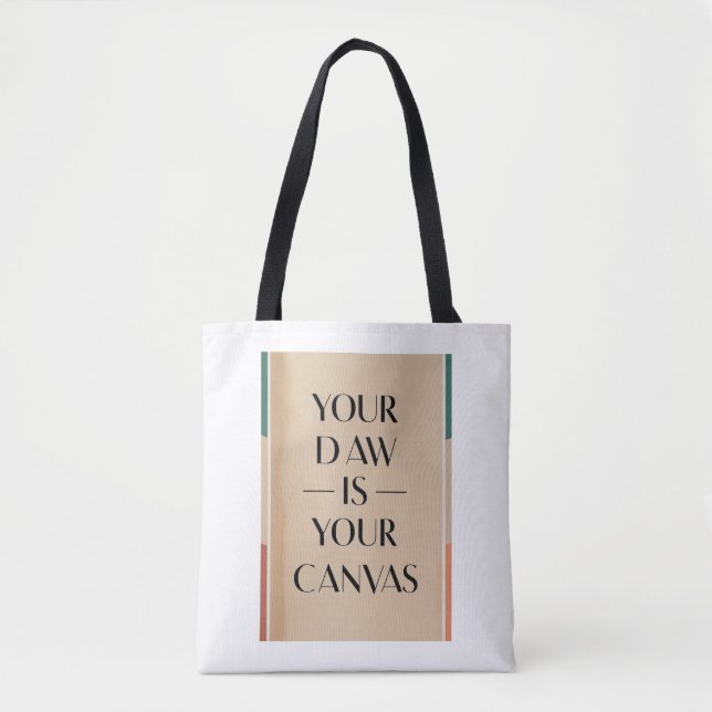 Tote Bag Votre caméra de surveillance est votre toile (Devant)