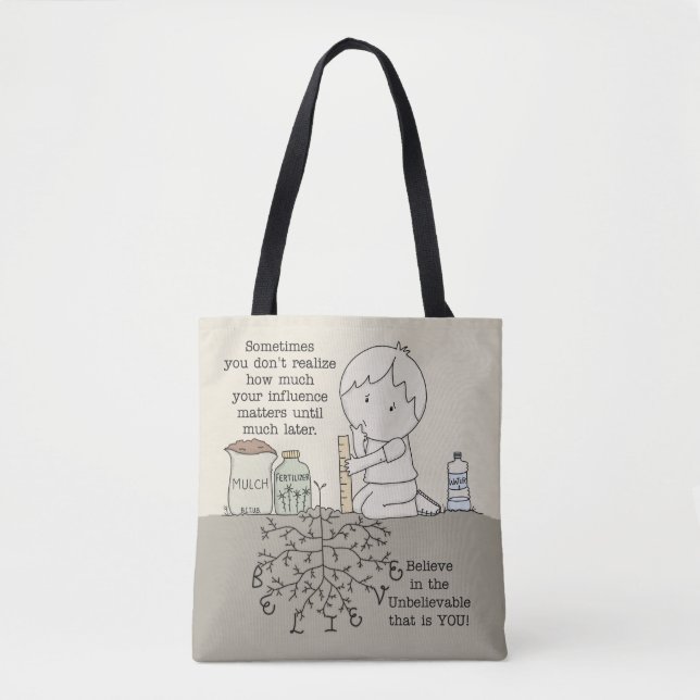 Tote Bag Votre influence compte (Devant)