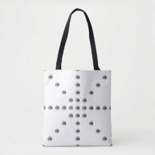 Tote Bag Votre logo ou toute image téléchargée Motif étoi