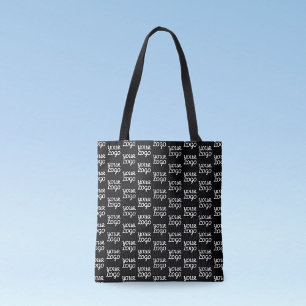 Tote Bag Votre logo   Simple répétition Motif de logo