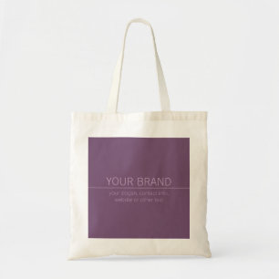 Tote Bag Votre marque ou nom commercial Modern Purple Mauve