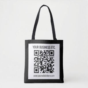 Tote Bag Votre nom d'entreprise et votre code QR modifié