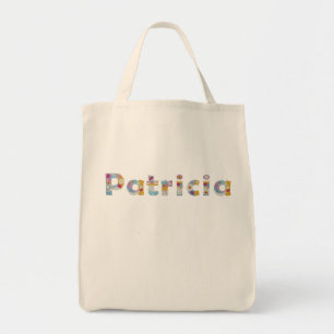 Tote Bag Votre nom en lettres florales artistiques / Patric