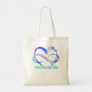 Tote Bag Votre vie compte Prévention du suicide Sensibilisa